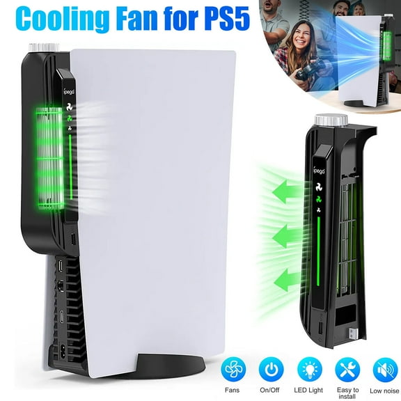 Cooling Fan For PS5 PlayStation 5 Console Host Cooler Game External Accessories