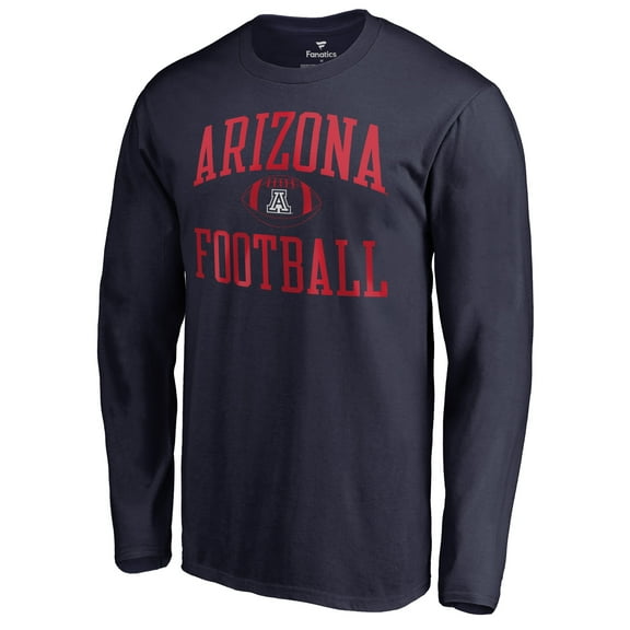 Men's Navy Arizona Wildcats First Sprint Long Sleeve T-Shirt