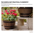 thumbnail image 2 of Bgsha Succulent Flowerpot Lotus Basin Cylinder Flower Pot Accessories Replacement Garden Whiskey Bucket Easy To Move, 2 of 10