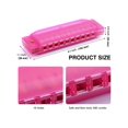 thumbnail image 2 of 1pc 10 Holes Plastic Harmonica, Colorful C Major Harmonica For Beginner Adults And Kids, Music Instrument Toy, 2 of 4