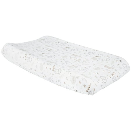 UPC: 0846216065705 | Trend Lab 100% Cotton Soft Diaper Changing Pad Cover White