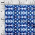 thumbnail image 2 of oneOone Rayon Medium Blue Fabric Ikat Dress Material Fabric Print Fabric By The Yard 56 Inch Wide, 2 of 4