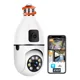 thumbnail image 1 of Camara Seguridad Tipo Foco Doble Lente Full Hd S. Automatico Color Blanco, 1 of 1