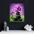 thumbnail image 4 of ONETECH Zen Stones And Orchids Canvas Art Poster and Wall Art Picture Print Modern Family Bedroom Decor Posters 16\x20\, 4 of 4