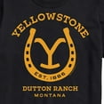 thumbnail image 3 of Yellowstone - Horseshoe Lockup - Men's Short Sleeve Graphic T-Shirt, 3 of 6