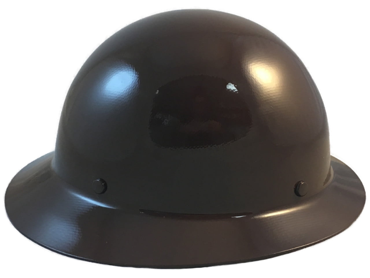 MSA Skullgard Full Brim Hard Hat with STAZ ON Suspension - Brown