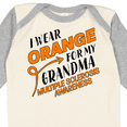 thumbnail image 4 of Inktastic I Wear Orange for My Grandma Multiple Sclerosis Awareness Boys or Girls Long Sleeve Baby Bodysuit, 4 of 5