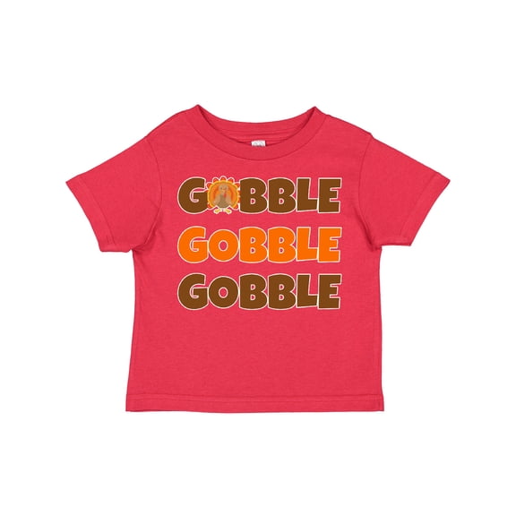 Inktastic Gobble Gobble Gobble Boys or Girls Toddler T-Shirt
