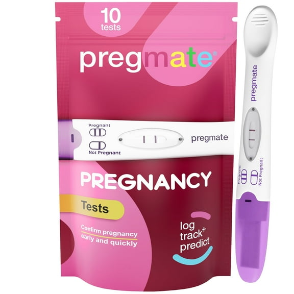 Pregmate Pregnancy Midstream Tests (10 Count)