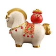 thumbnail image 2 of CoudarTitie Horse Figurine Desktop Ornament Creative Collection Small Sculpture Horse Statue lucky bag style, 2 of 9