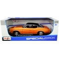 thumbnail image 2 of 1971 Chevrolet Chevelle SS 454 Sport Orange Metallic with Black Top and Black Stripes 1/18 Diecast Model Car by Maisto, 2 of 3