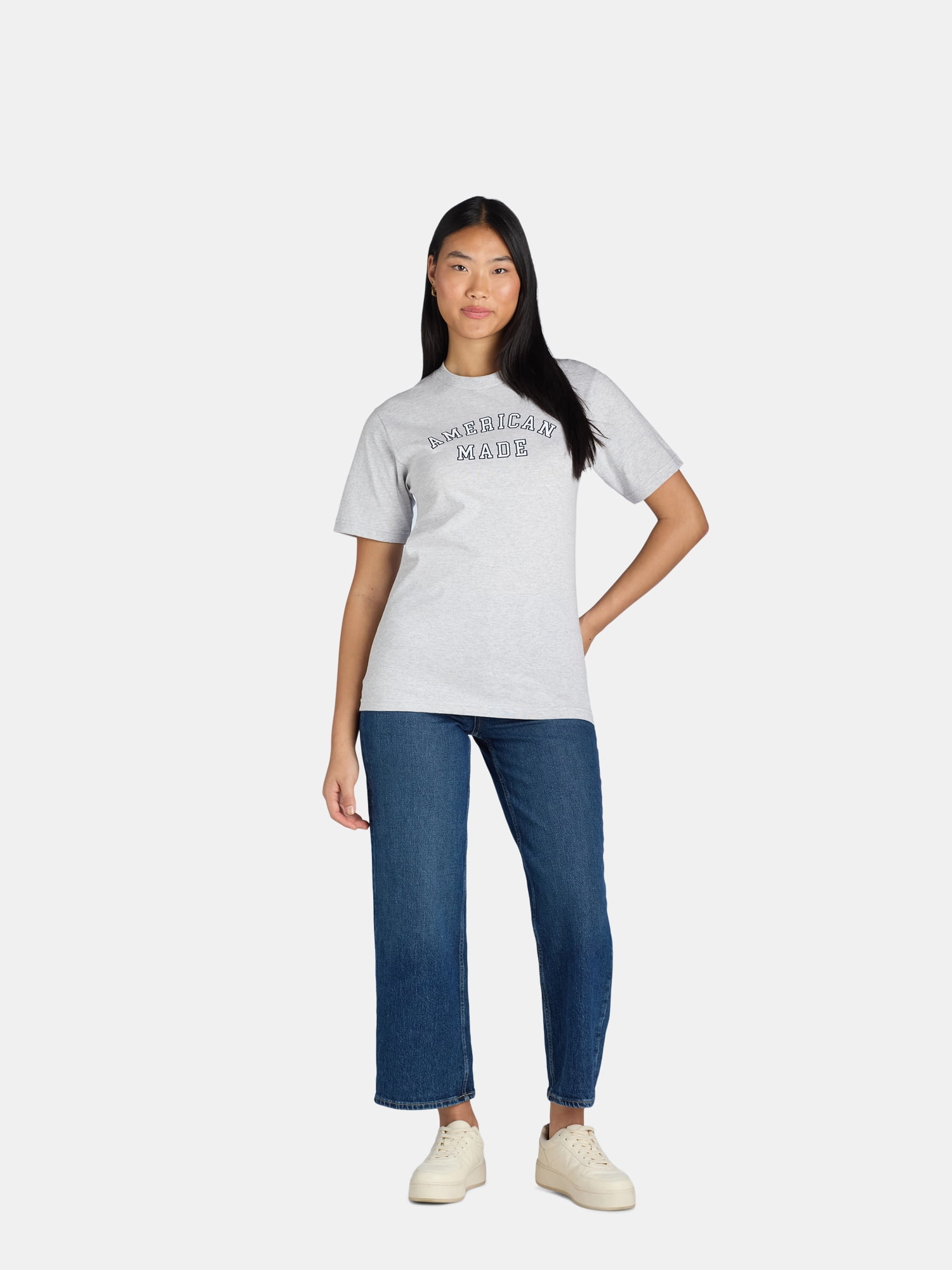 American Giant Unisex USA Tee Shirt, Men's Sizes XS-3XL