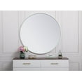 thumbnail image 5 of Metal frame round mirror 48 inch in White, 5 of 5