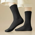 thumbnail image 2 of Levmjia Women Socks Winter Mid Calf Crew Socks Solid Color Warm Thermal Cold Weather Cozy Sleeping Indoor Outdoor Home Comfortable Breathable Casual Wear, 2 of 7
