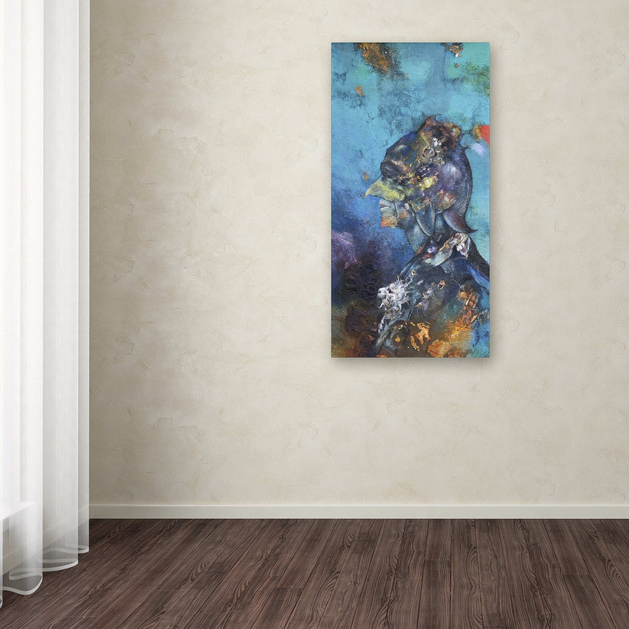 Trademark Fine Art 'The Green Man' Canvas Art by Nick Bantock