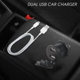 thumbnail image 4 of USB Car Socket 12V Car Charger 5V 4.2A Dual USB Car Charger Waterproof Car Cigarette Adapter Adapter with LED Digital Voltmeter for Motorcycle, Caravan, Truck and more, 4 of 10