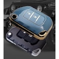 thumbnail image 6 of Key Fob Cover Compatible with Jeep Wrangler JL JLU Gladiator Keychain Case Holder Protector,B Green, 6 of 7
