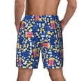 thumbnail image 4 of Fotbe Cute Popcorn Men’s Swim Trunks Quick Dry Swim Shorts Board Shorts with Mesh Lining-3X-Large, 4 of 9