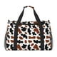 thumbnail image 1 of Balery Brown Black Cow Bolsa de Gimnasio para Mujeres, Bolsa de Viaje con Bolsillo Húmedo, Bolsa de Fin de Semana para Mujeres, Bolsa de Viaje Resistente al Agua, 1 of 7