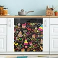 thumbnail image 5 of Coolnut Merry Christmas Pattern Dishwasher Magnet Cover,Reusable Fridge Panel Decal with Magnetic Stickers for Kitchen Appliance Home Decor, 23"x 26", 5 of 6