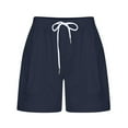 thumbnail image 5 of FNFYFH Womens Summer Causal Shorts Comfy Drawstring Elastic Waist Pants with Pockets Breathable Cycling Runnig Athletic Shorts for Women 2025 Loose Fit Lightweight Home Shorts Prime Clearance Deals, 5 of 5