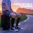 thumbnail image 4 of 2 Pairs Open Toe Zipper Medical Sport Copper Compression Socks With Anti-slip Silicone for Women & Men Circulation 15-20 mmHg is Best Support for Athletic Running Cycling, Nursing, Travel, 4 of 7