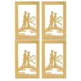 thumbnail image 2 of Book Holders,4pcs Bookends Lover Series Bookends Heavy Duty Bookends Built for Precision, 2 of 14