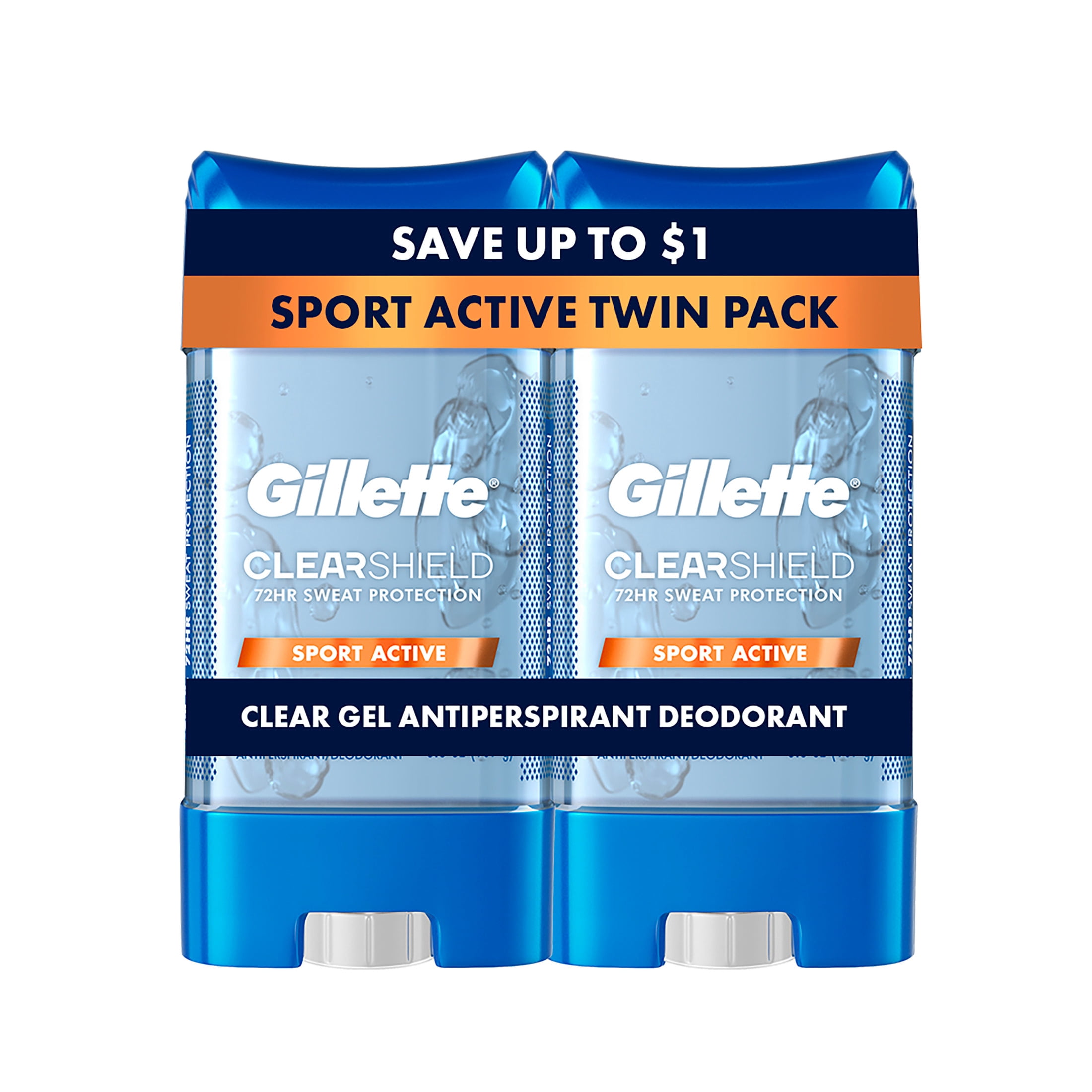 Gillette Antiperspirant Deodorant for Men, Clear Gel, Cool Wave