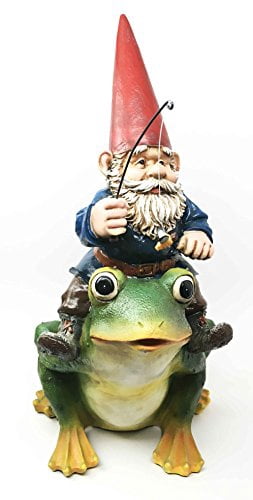 Home & Living Home Décor Gnome on horseback on toad etna.com.pe