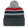 thumbnail image 2 of Men's '47 Gray Boston Red Sox Stack Cuffed Knit Hat with Pom, 2 of 2