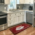 thumbnail image 2 of GZHJMY Christmas Santa Claus Kitchen Rug,Christmas Antiskid Mat for Porch Floor Long Door Mat, Non-Slip Bedroom Bedside Mats - 39x20in Carpet Runner, 2 of 7