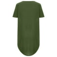 thumbnail image 5 of Vestido suelto de manga corta informal con estampado floral de moda de verano para mujer con bolsillo y cuello redondo Pompotops ghjkhdj11972, 5 of 5