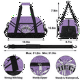 thumbnail image 2 of Qzjjjmy Cheer Duffle Bag for Girls Overnight Weekender Bags, 2 of 7