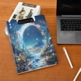 thumbnail image 5 of FORMRS A4 Clipboard Folder with Pen Holder Horizontal Foldable School Office Binder, Floral Moon, 5 of 9