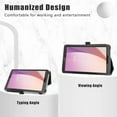 thumbnail image 6 of Labanema Compatible with Lenovo Tab M8 4th Gen Case,PU Leather Folio 2-folding Stand Cover for Lenovo Tab M8 (4th Gen)/Lenovo Tab M8 Gen 4 TB-300FU 8" Tablet,Black, 6 of 6