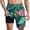 (Style 85)Green, variant on Men's Swim Trunks with Liner Anti-Chafe, Quick Dry Bathing Suit Board Shorts, Retro Hawaiian Palm Tree Swimsuit for Beach