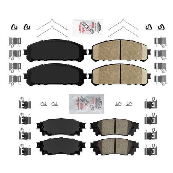 Front & Rear Ceramic Disc Brake Pads For Lexus RX350 2016-2021 & RX450h 16-20