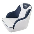 thumbnail image 2 of Captain Bucket Seat, Pontoon Boat Seat with Thickened Sponge Padding, Boat Captain Chair for Fishing Boat, Sightseeing Boat, Speedboat, Canoe, 1-Piece, 2 of 7