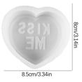 thumbnail image 3 of Fiudx Molde para Velas de San Valentín, Aromaterapia En Forma de Corazón, Molde de Resina para Jabón, Material Flexible y No Tóxico, Fácil de Desmoldar, Perfecto para Regalos y Decoración Del Hogar (, 3 of 3