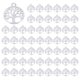 thumbnail image 1 of Uxcell 80 Pcs Metal Tree Bead Charm Tree of Life Charm Pendant, Plata Clara, 0.9 x 0.8 Pulgadas, 1 of 6