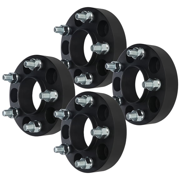 SCITOO 4X 5x4.5 Hubcentric Wheel Spacers 5 Lug 5x114.3mm to 5x114.3mm 1/2" Studs 70.5mm hub 1.25 inch Compatible with for Bronco for Explorer for Edge