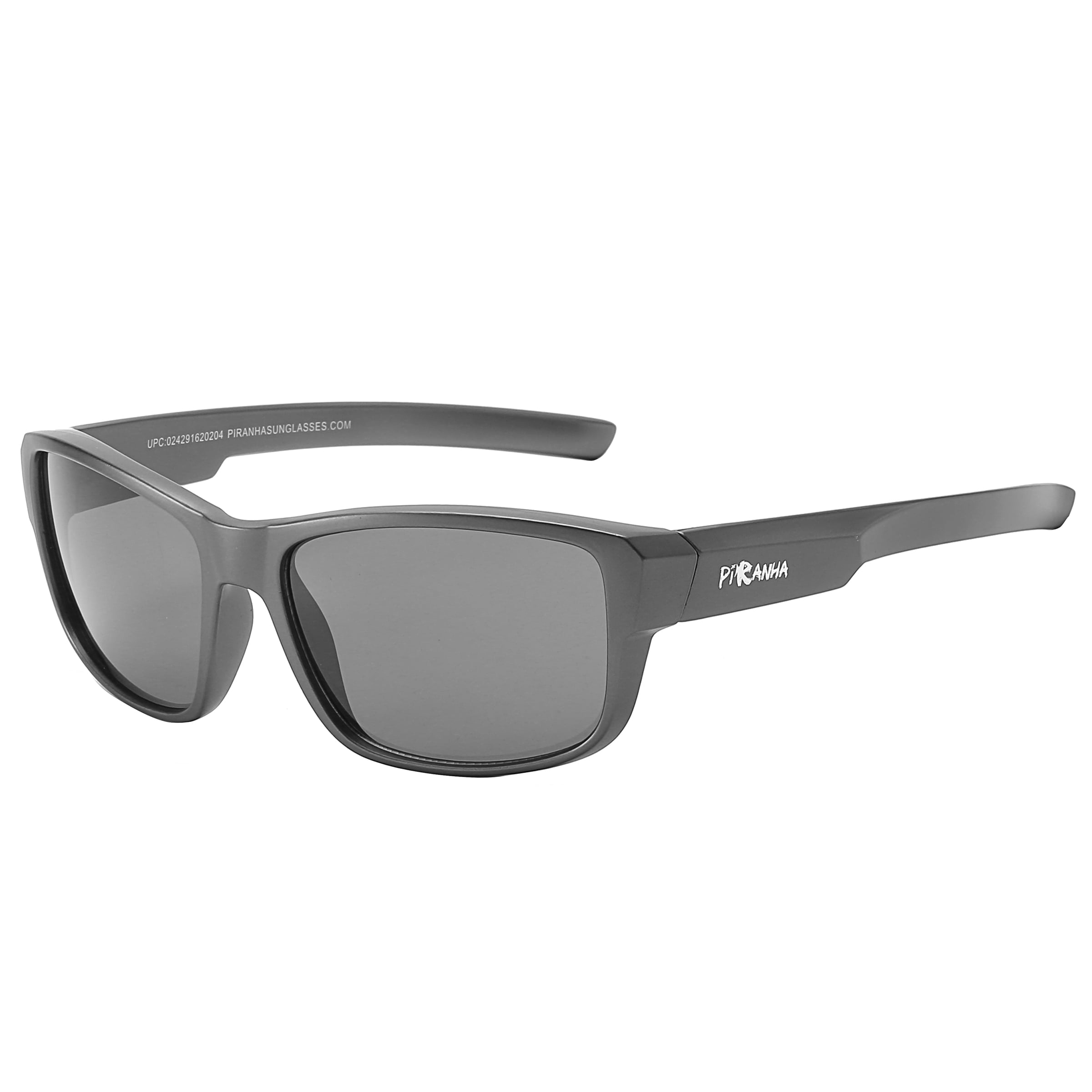 Piranha Eyewear Piranha Men's "Python" Dark Gray Full Frame Sports