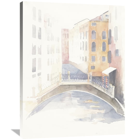 Global Gallery Avery Tillmon 'Venice Crosswalk' Canvas Wall Art
