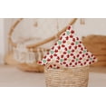 thumbnail image 6 of 20" x 20" Simply Daisy Lots of Leaves Polyester Indoor/Outdoor Pillow, Dark Red Qty 1, 6 of 6