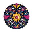 thumbnail image 2 of Balery Cinco De Mayo Floraltire Cover Waterproof Dust-Proof, Universal Spare Wheel Tire Cover For Trailer, Rv, Suv Truck And Vehicle Camper Accessories-16 Inch, 2 of 9