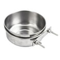 thumbnail image 2 of RuiJiao Feeding Cups Birds Food Dish Stainless Steel Parrot Feeders Water Cage Bowls for Cockatiel Conure Budgies Parakeet Parrot Macaw Small Animal, 2 of 5