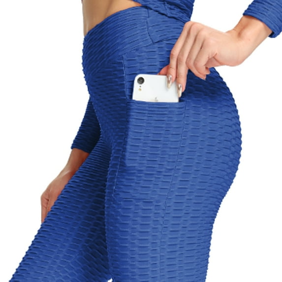 MISS MOLY Yoga Leggings with Pockets Butt Lifting Booty Enhancing High Waist Push Up Pants Workout Tights for Women