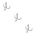 thumbnail image 2 of Eigraketly 20 Piezas Anzuelos de Pesca de Metal Curva Redonda 3 Garras, 2 of 6