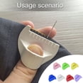 thumbnail image 2 of Tizuqe Sewing Needle Gauge Measuring Tool Easy to Use Finger Ruler Sewing Template Finger Protectors DIY Stitching Guide Tool, 2 of 5