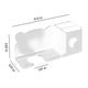 thumbnail image 3 of Organizador de herramientas para el pelo de pared - Cesta metálica para organizador de baño para secador de pelo, plancha y cepillos, montaje adhesivo sin taladrar, negro/gris/blanco, 3 of 7
